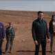 Kumail Nanjiani, Lia McHugh, Richard Madden, and Gemma Chan in Eternals